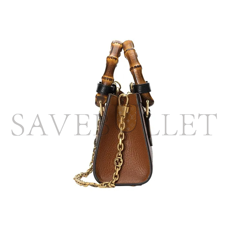 GUCCI DIANA BAMBOO SMALL SHOULDER BAG 735153 (27*15.5*11cm)